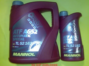 Zestaw do wymiany oleju w  automatycznej skrzyni  biegów DP0 , AL4 - 5/4 HP 5l Mannol -Germany