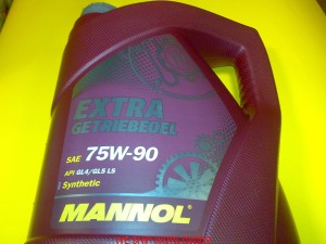OLEJ MANNOL EXTRA 75W90 75W-90 SYNTETYK GL5 GL-5 4L