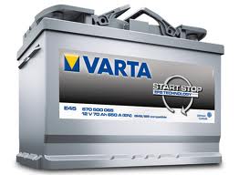 AKUMULATOR VARTA START STOP 70Ah 650A  E45 EFB  570500065B602 WROCLAW