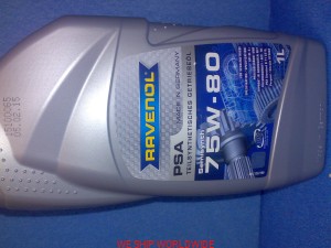 olej RAVENOL PSA 75W80 1l  GL-4+ PSA Standard B 71 2315
