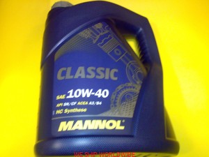 olej Mannol Classic 10W40 5l BMW Longlife 98.BMW Longlife 01