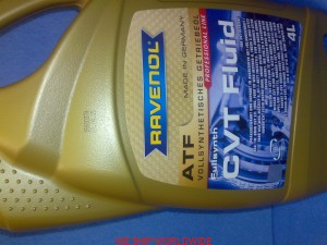olej RAVENOL Fluid CVT 4l  do skrzyni automatycznej BMW FORD HONDA