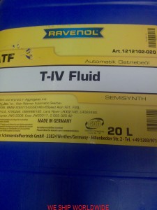 olej do automatycznej skrzyni biegów RAVENOL ATF T-IV Fluid 20l JWS 3309,JWS-3309