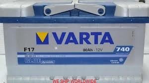AKUMULATOR VARTA BLUE DYNAMIC 80Ah 740A F17  VW BORA GOLF IV GOLF PLUS GOLF V JETTA MULTIVAN PASSAT SCIROCCO SHARAN TRANSPORTER