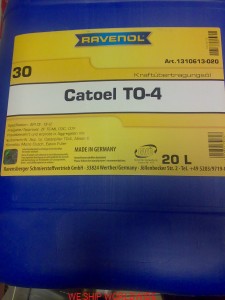 olej RAVENOL CATOEL TO-4 SAE 30 20l  Allison C-4, Komatsu Micro Clutch, Eaton Fuller