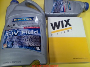 zestaw do wymiany oleju w  automatycznej skrzyni biegów TF60SN (09G) AUDI A3 TT SEAT ALTEA SKODA FABIA