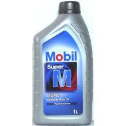 Olej Mobil 15W40 15W-40  Super M BENZYNA 1L MINERALNY, MINERAL Wrocław (1)