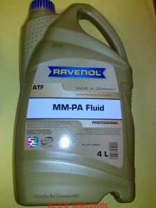 olej RAVENOL ATF MM-PA Fluid 4L Mitsubishi 4030401, Mitsubishi DIA QUEEN ATF-PA, A/T V5AWF