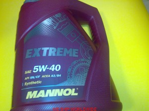 olej silnikowy Mannol EXTREME 5W40 5W-40 5l API SN/CF