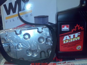 Toyota Sienna 3.0 2000-2004  zestaw do wymiany oleju w skrzyni biegów filtr hydrauliki i olej