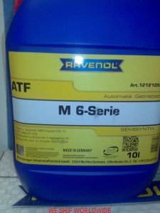 OLEJ RAVENOL ATF M 6-Serie A 001 989 21 03  A0019892103  Chrysler 52107891A MB 236.10 10L