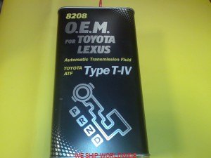 olej przekladniowy MANNOL ATF TYPE T-IV 4L VW Audi Nissan Suzuki Land Rover Fiat