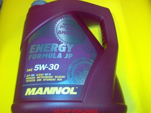 Olej MANNOL Energy Formula JP 5W30 SN 4l  japońskie