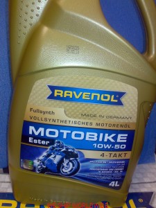 RAVENOL Motobike 10W-50 10W50 Ester 4l  Aprilia - Moto-Guzzi  - BMW