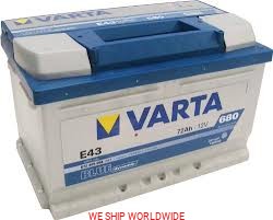 AKUMULATOR  72Ah 680A  VARTA BLUE E43 E-435724090683132 WROCŁAW 