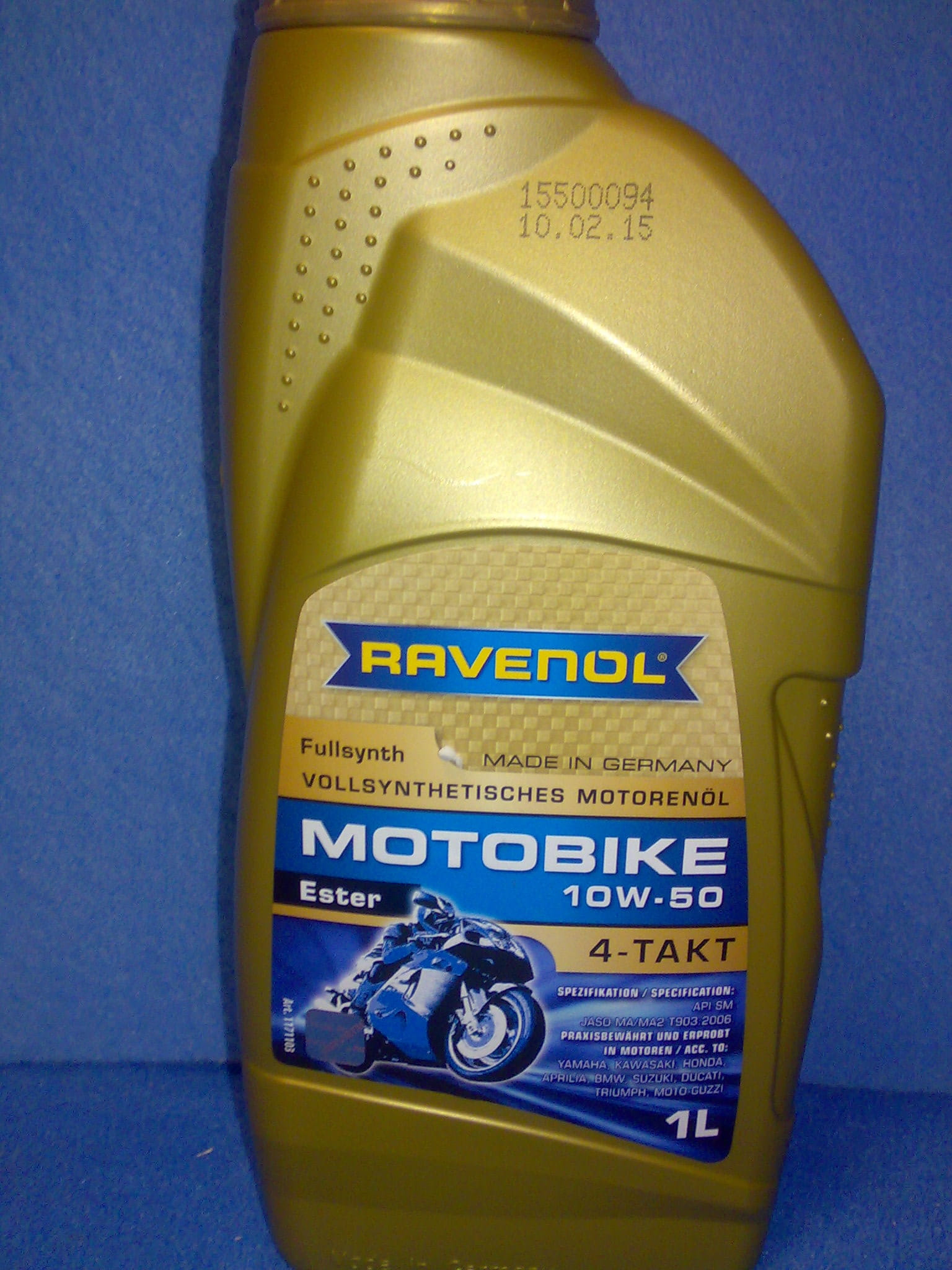 olej RAVENOL Motobike 10W-50 10W50 Ester 1l API SM JASO MA/MA2