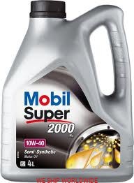 Olej Mobil  10W40 10W-40  Super 2000 4L BENZYNA PÓŁSYNTETYK, SEMISYNTHETIC  Wrocław (1)
