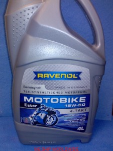 RAVENOL Motobike 4-T Ester 15W50 4l  JASO MA2 API SM