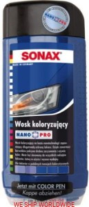  SONAX WOSK KOLORYZUJĄCY NIEBIESKI 500ML + KREDKA