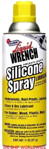 Gunk - HD SILICONE SPRAY LUBRICANT 311 g smar silikonowy mocno przylegajacy do gum i uszczelek z USA