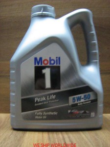 Olej  5W50 5W-50 Mobil 1 Peak Life 4L  SYNTETYK ,SYNTHETIC Wrocław (1)