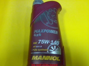 olej MANNOL PRZEKŁADNIOWY MAXPOWER 4X4 GL-5 75W-140 1L