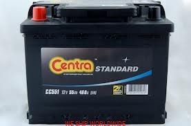 AKUMULATOR  55Ah 460A  CENTRA STANDARD  P+ L+MODEL CC550/CC551 NOWY ,WROCŁAW  2 LATA GWARANCJI  