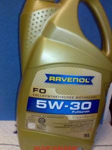 olej silnikowy VOLVO V50 1.8F RAVENOL 5W-30 5W30 FO 5l 