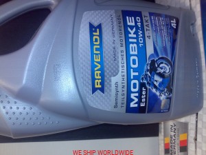 olej RAVENOL Motobike 10W-40 Ester 4-Takt  4l API SM,JASO MA,JASO MA2
